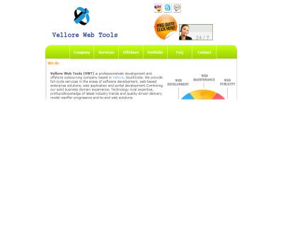 Vellore Web Tools :: Web Development Company , Custom PHP programming, PHP Development, Web design, Web Development Software, Web hosting, Custom web application development, Web programming, Offshore