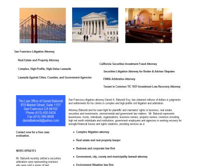 California Litigation Attorney San Francisco
