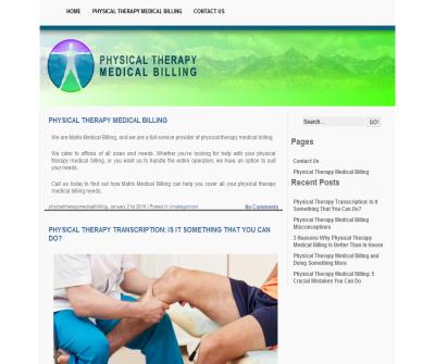 Physical Therapy Medical Billing