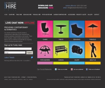 Furniture Hire London | Chair Hire & Event Furniture Rental