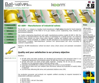 KE-ARM - Manufacturer of ball valves