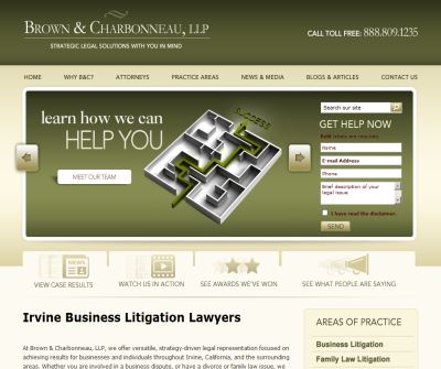 Brown & Charbonneau, LLP ~~ Welcome