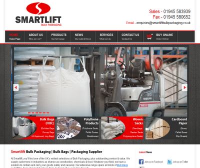 Welcome to Smartlift Bulk Packaging Ltd - Suppliers of Bulk Bags, Garden Bags, Log Bags, FIBC's and Bulk Packaging
