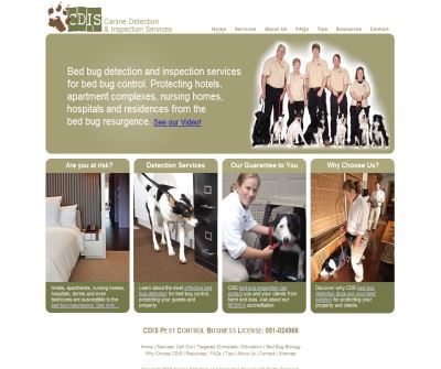 CDIS, Caninie Inspection and Detection Services