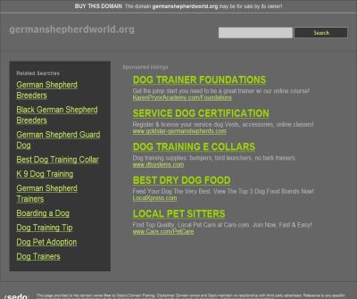 German Shepherd World™  | Worldwide Home of the German Shepherd Dog Community