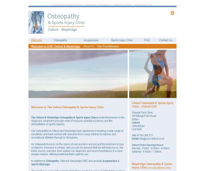 Osteopathy & Acupuncture in Oxford for Back Pain, Arthritis & Sports Injuries