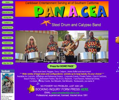 Pan-A-Cea Steel Drum and Calypso Band