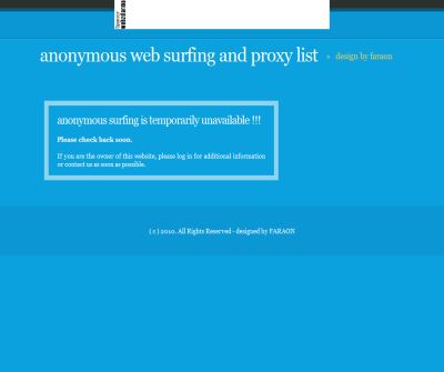 anonym surfing