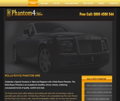 rolls royce phantom hire