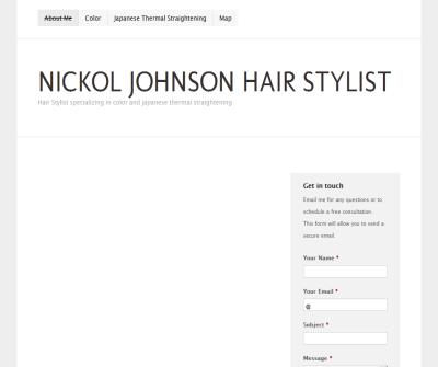Nickol Johnson hair stylist at Studio Luxe in the Pearl Portland Oregon