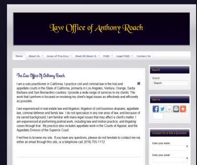 LAW OFFICE OF ANTHONY A. ROACH