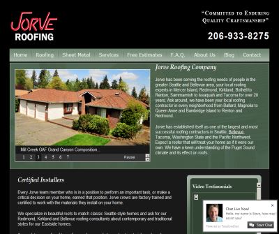 Jorve Roofing, Seattle's Best!