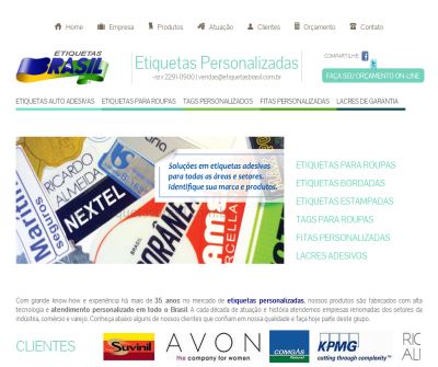 Tanile Etiquetas Industria e Comercio de Etiquetas Personalizadas.