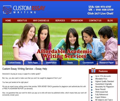 Custom Essay Writing Service – Essay Help