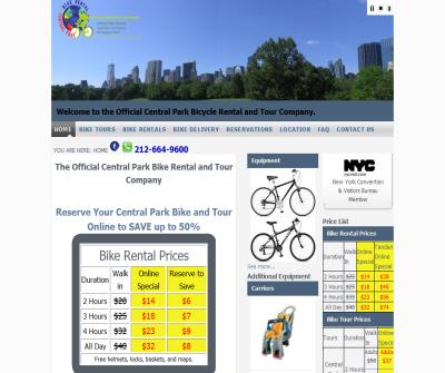 Bike Rental Central Park