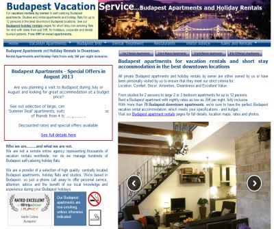 Budapest Vacation Apartments in Best Downtown Locations