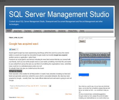 SQL Server Management Studio