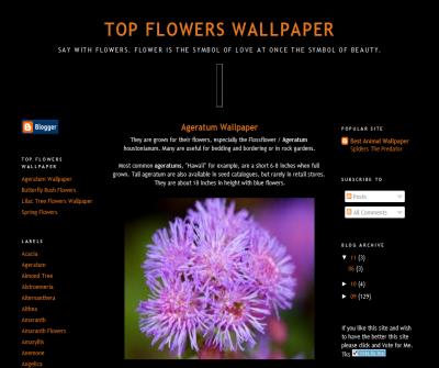 Top Flowers Wallpaper