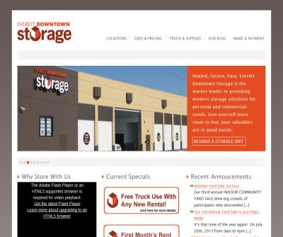 Self Service Moving & Storage - Everett Downtown Storage | McDougall Ave