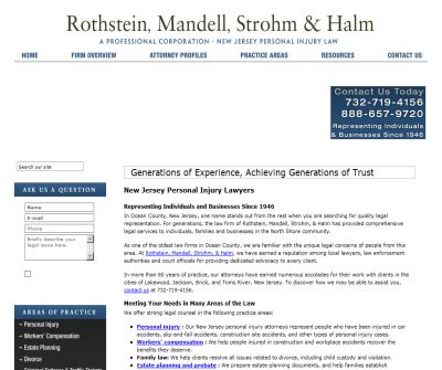 Rothstein, Mandell, Strohm, Must, & Halm