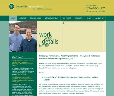 Goldsmith & Ogrodowski, LLC River, Rail & Motorcycle Attorneys