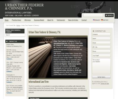 German American Law Firm Urban Thier Federer & Jackson, P.A.