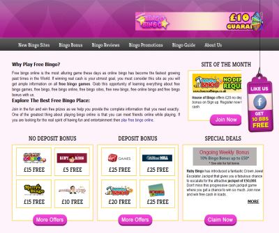 Free Bingo Place - Online Bingo 