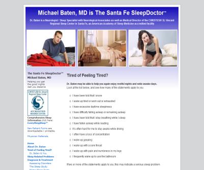 Santa Fe Sleep Doctor, Michael Baten MD