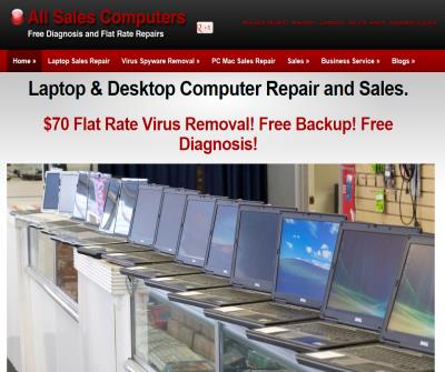 All Sales Computers - Baton Rouge - New Used Computers - Virus Spyware Removal
