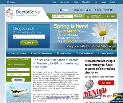 DoctorSolve Healthcare Solutions - Online Canadian Pharmacy