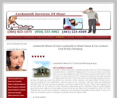 Miami Locksmith Services 24 hour