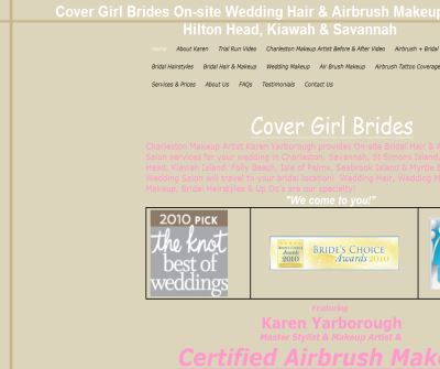 On-site wedding hair makeup and airbrush makeup.  Our wedding salon comes to you!