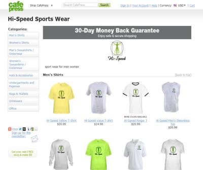 Hi-Speed sports wear men and women