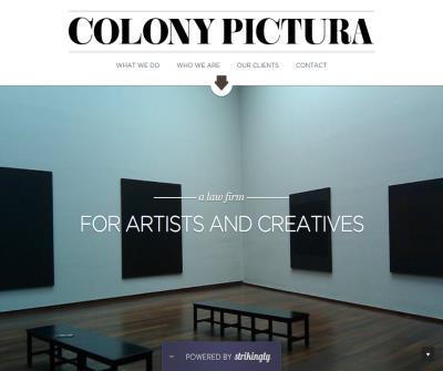 Colony Pictura: Art Law. Entertainment Law. Intellectual Property.