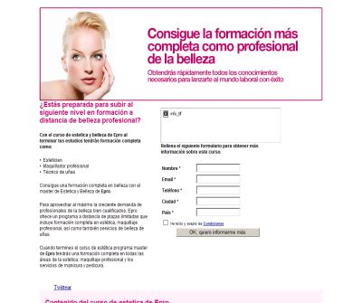 curso de estetica a distancia