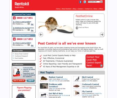 Rentokil pest control