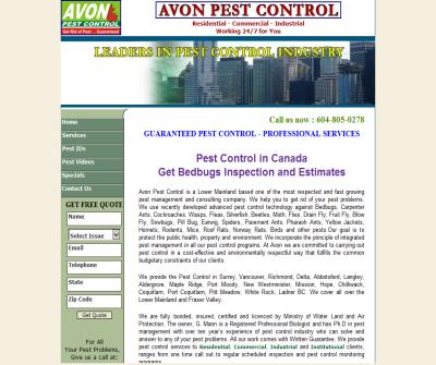 Avon Pest Control