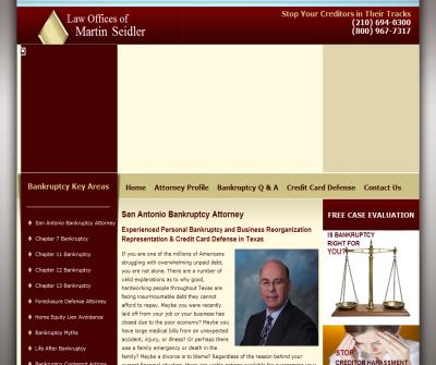San Antonio Bankruptcy Attorney, Martin Seidler