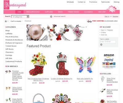 Fantasyard Fashion Jewelry & Accessories