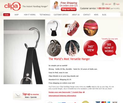 Clipa The Instant Handbag Hanger