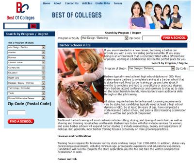 Brber Schools: Barber Schools in US