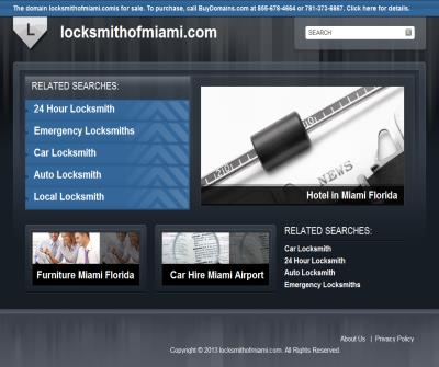 Locksmith Miami - Certified locksmith Miami