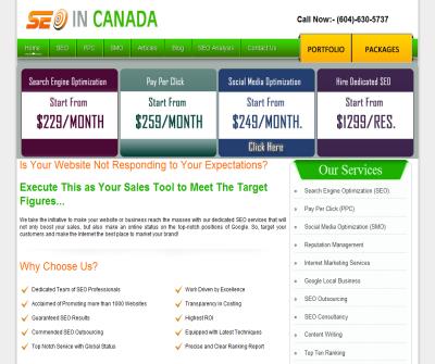 SEO company in canada ,Email Marketing - Email service, Web Hosting/Designing ,web design,Web Hosting, PPC Management,Article Submission Service  