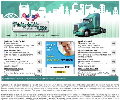 Peterbilt trucks for sale in Ontario