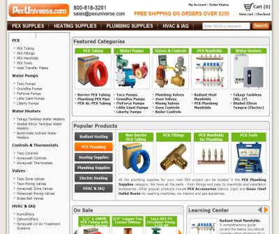 PEX Plumbing Supplies