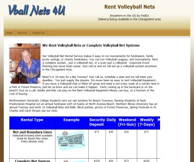 Rent Volleyball Nets in Chicagoland