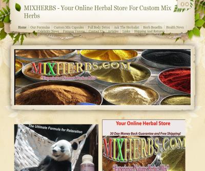 Online Herbal Store For Custom Mix Herbs