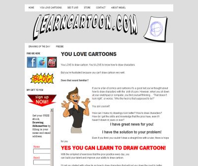 Learn how to draw characters – draw cartoon – online.