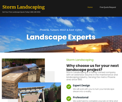 Storm Landscaping: Arizona Landscape Specialists