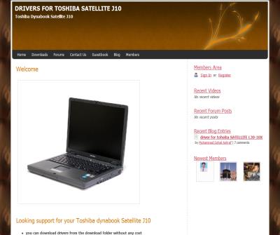 Drivers For Toshiba Satellite J10